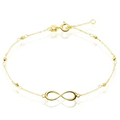 Bracelet Miny Infini Boules Diamante Or Jaune