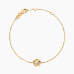 Bracelet Moisette Plaqué Or Jaune Oxyde De Zirconium|Marc Orian Outlet