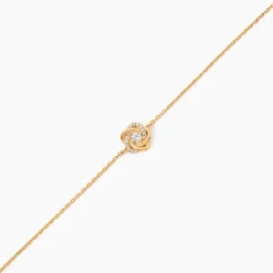 Bracelet Moisette Plaqué Or Jaune Oxyde De Zirconium|Marc Orian Outlet
