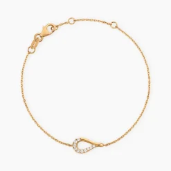 Bracelet Monia Plaqué Or Jaune Oxyde De Zirconium|Marc Orian Discount