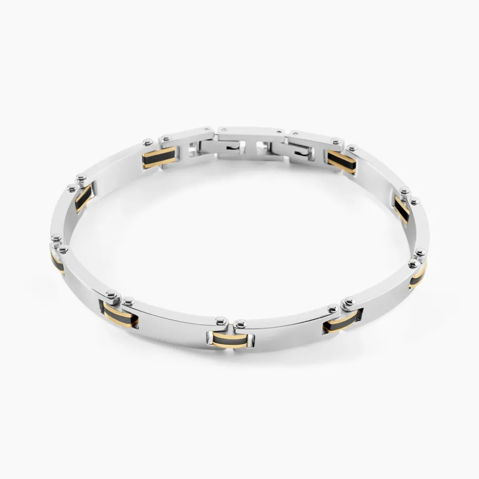 Bracelet Métal Acier Tricolore
