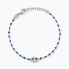 Bracelet Muguette Argent Blanc