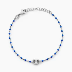 Bracelet Muguette Argent Blanc