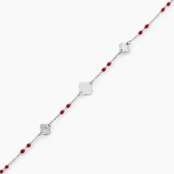 Bracelet Muguette Argent Blanc