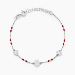 Bracelet Muguette Argent Blanc