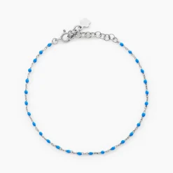 Bracelet Muguette Argent Blanc