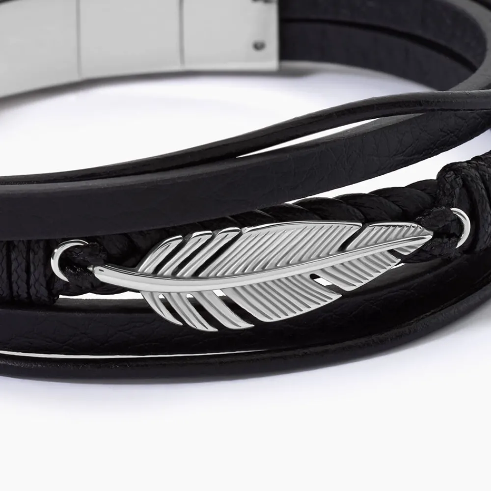 Bracelet Multirangs Acier Vieillit Georgio|Marc Orian Best