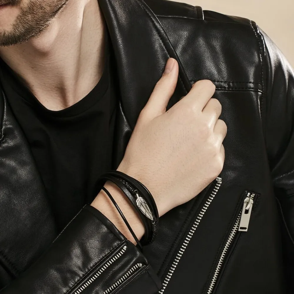 Bracelet Multirangs Acier Vieillit Georgio|Marc Orian Best
