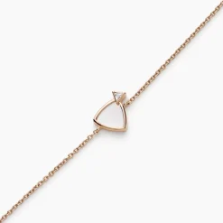 Bracelet Muse Argent Rose Nacre Oxyde De Zirconium|Marc Orian Best