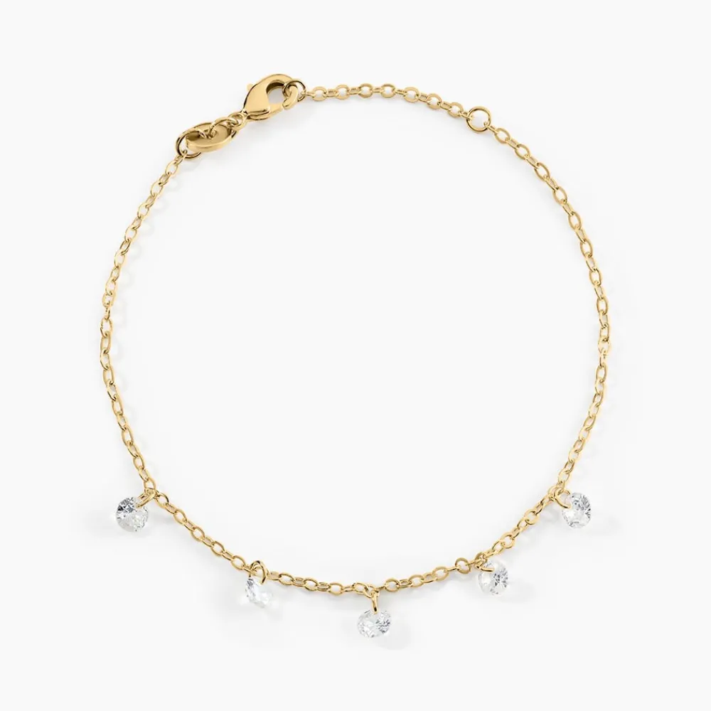 Bracelet Myosothis Plaqué Or Oxydes De Zirconium|Marc Orian