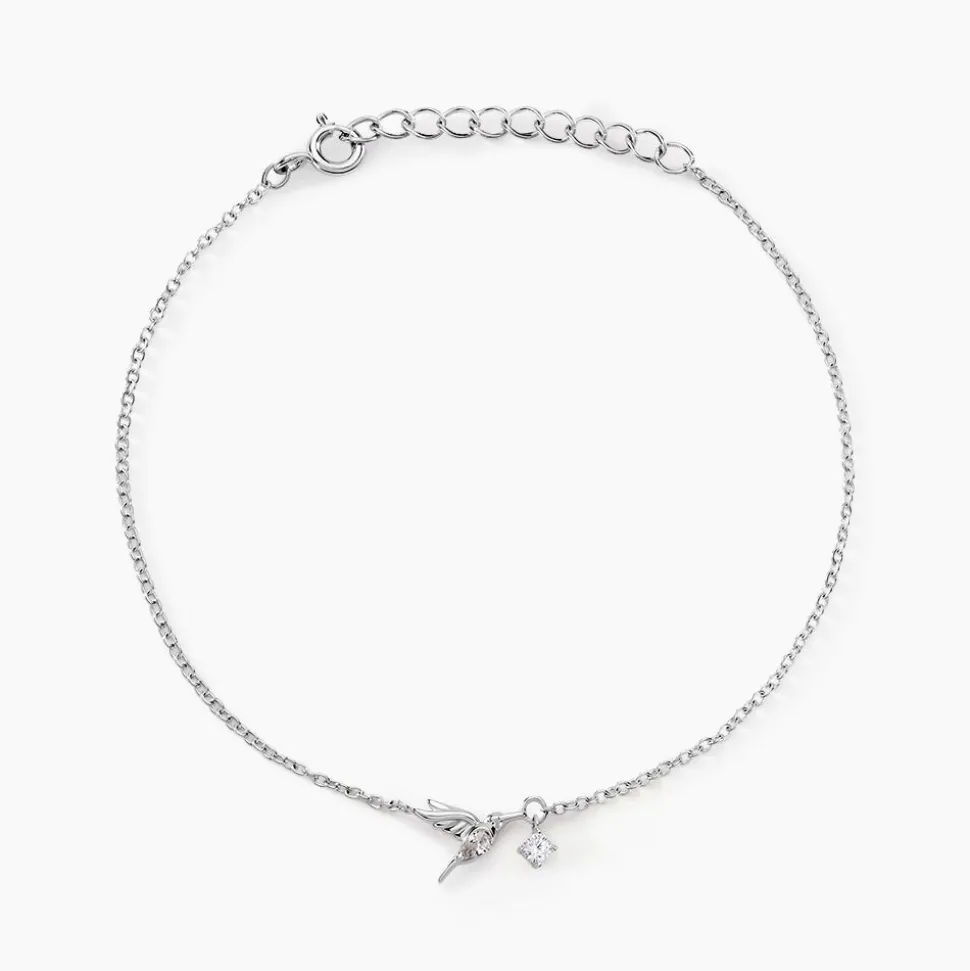 Bracelet Myrna Argent Blanc Oxyde De Zirconium