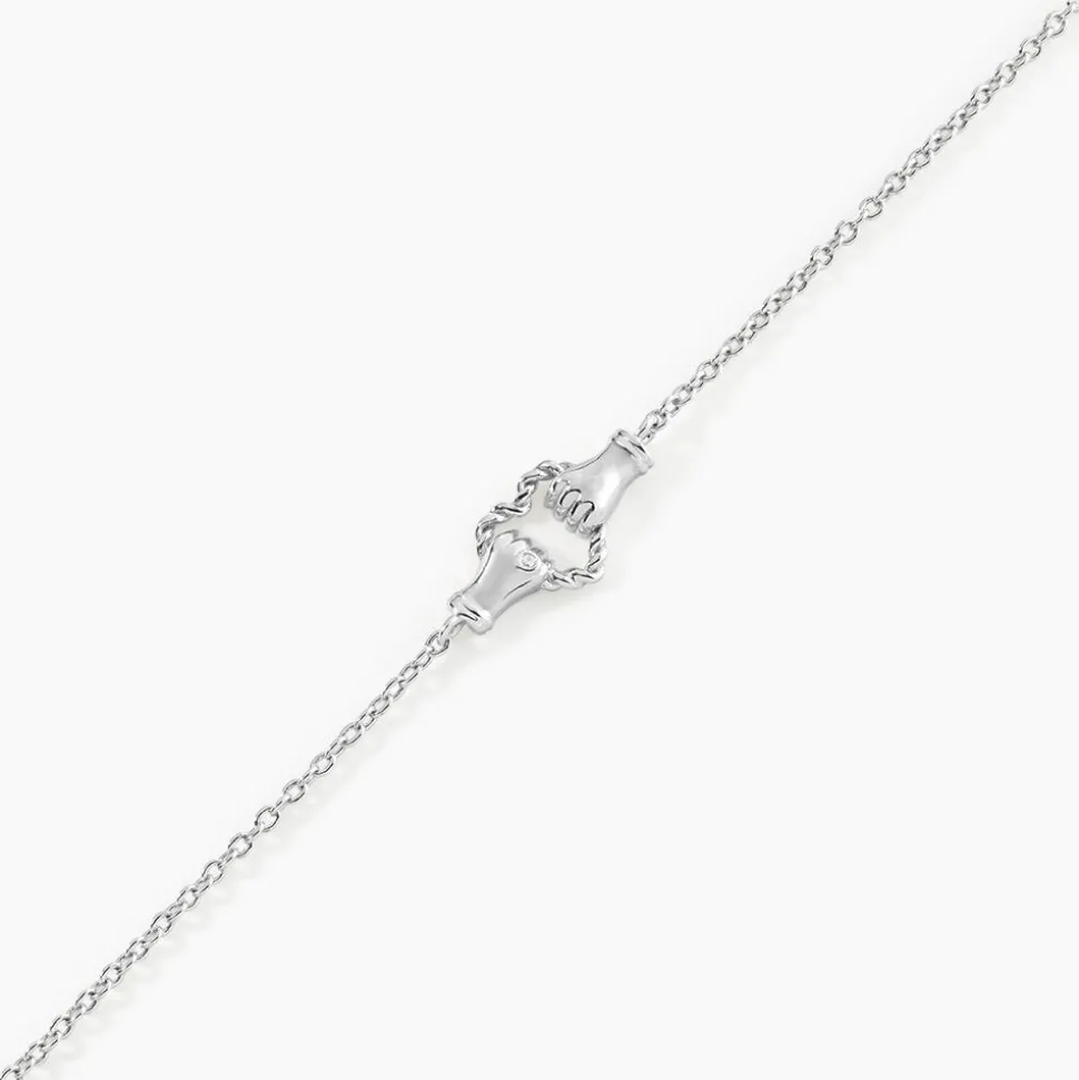 Bracelet Mystic Argent Blanc Oxyde De Zirconium