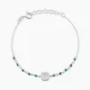 Bracelet Mystic Argent Blanc Malachite|Marc Orian Hot