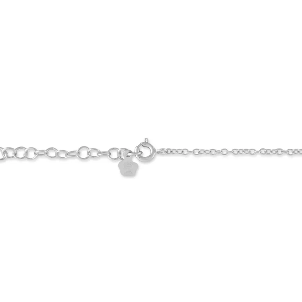 Bracelet Naomie Argent Blanc