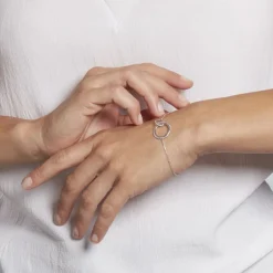 Bracelet Nathalia Argent Blanc Oxyde De Zirconium|Marc Orian Outlet