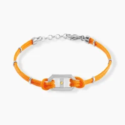 Bracelet Naturel Cordon Orange|JOURDAN Online