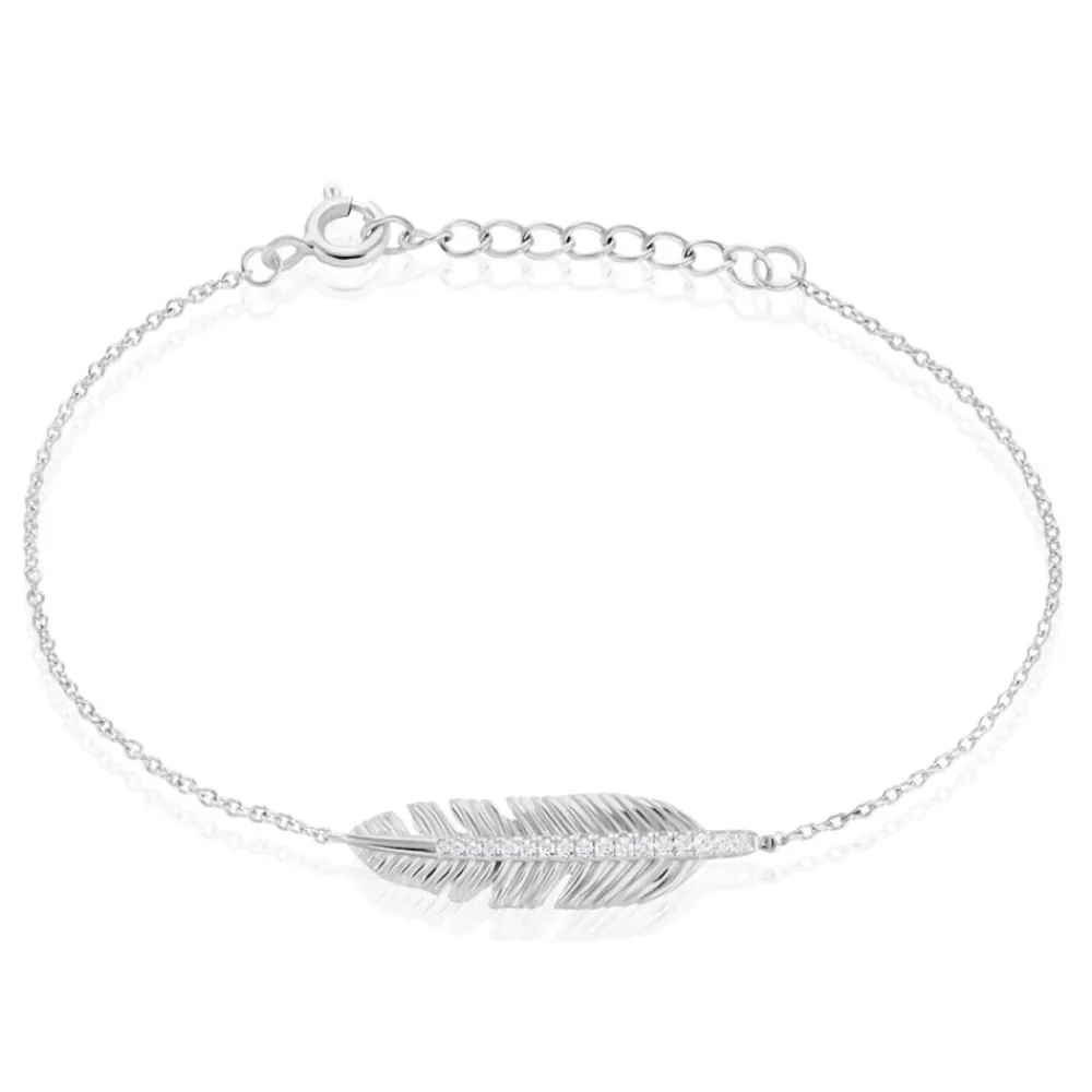 Bracelet Navyla Argent Blanc Oxyde De Zirconium|Marc Orian Hot