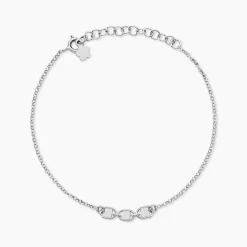 Bracelet Nissa Argent Blanc