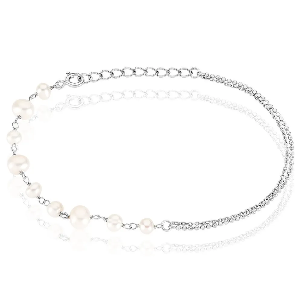 Bracelet Noa Argent Blanc Perle De Culture|Marc Orian Online