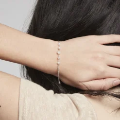 Bracelet Noa Argent Blanc Perle De Culture|Marc Orian Online