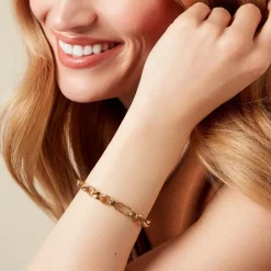 Bracelet Noane Acier Doré