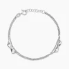 Bracelet Noelle Argent Blanc