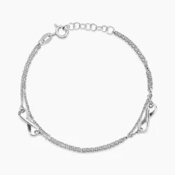 Bracelet Noelle Argent Blanc