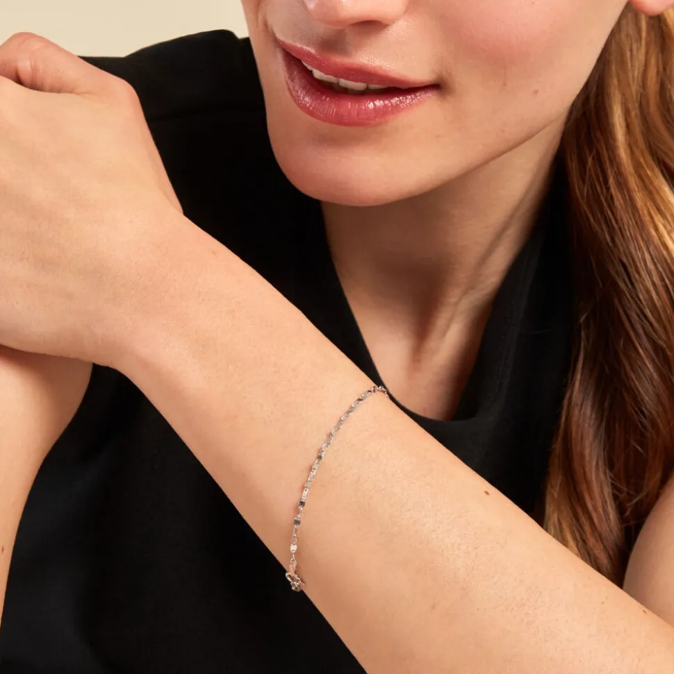 Bracelet Norene Argent Blanc