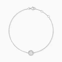 Bracelet Nour-imen Or Blanc Diamant|Marc Orian Discount