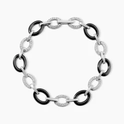 Bracelet Nowell Argent Blanc Oxyde De Zirconium Et Céramique|Marc Orian New
