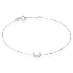 Bracelet Nyima Or Blanc Diamant|Marc Orian Outlet