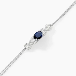 Bracelet Oceania Or Blanc Saphir Et Diamant|Marc Orian Best