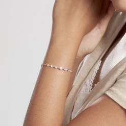 Bracelet Odyssee Argent Blanc Oxyde De Zirconium