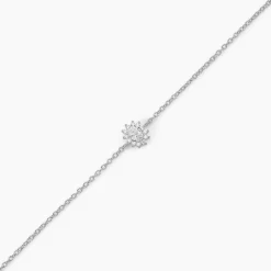 Bracelet Oliviane Argent Blanc Oxyde De Zirconium