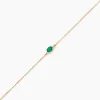 Bracelet Opeyemi Or Jaune Emeraude Diamant