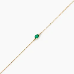 Bracelet Opeyemi Or Jaune Emeraude Diamant