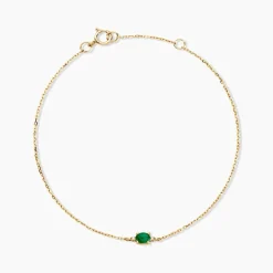Bracelet Opeyemi Or Jaune Emeraude Diamant