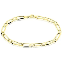 Bracelet Ophelio Maille Alternee 1/1 Or Jaune|Marc Orian Sale