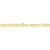 Bracelet Ophelio Maille Alternee 1/1 Or Jaune