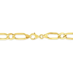 Bracelet Ophelio Maille Alternee 1/1 Or Jaune