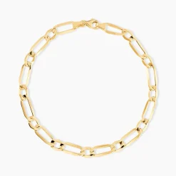 Bracelet Ophelio Maille Alternee 1/1 Or Jaune|Marc Orian