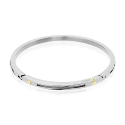 Bracelet Or Acier Bicolore|JOURDAN