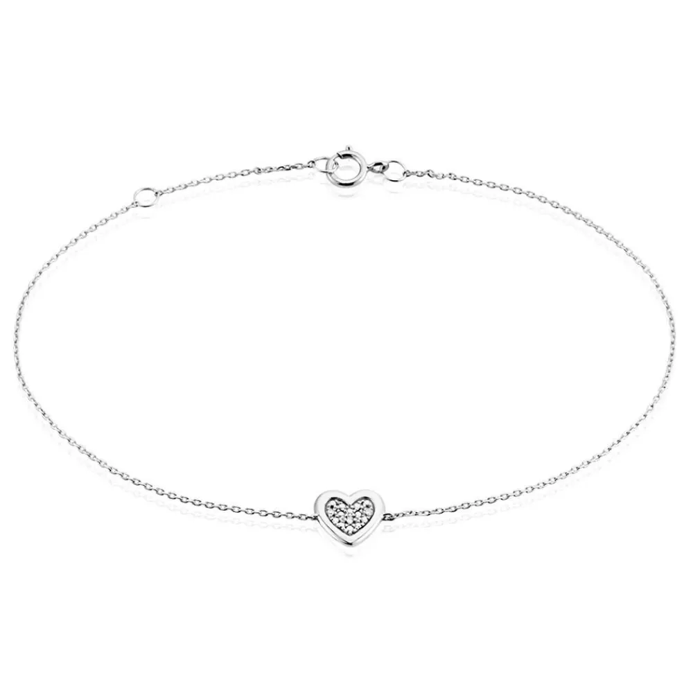 Bracelet Or Blanc Abidan Diamants|Marc Orian Clearance