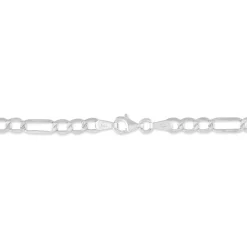 Bracelet Or Blanc Maille Alternée 1/3|Marc Orian Clearance