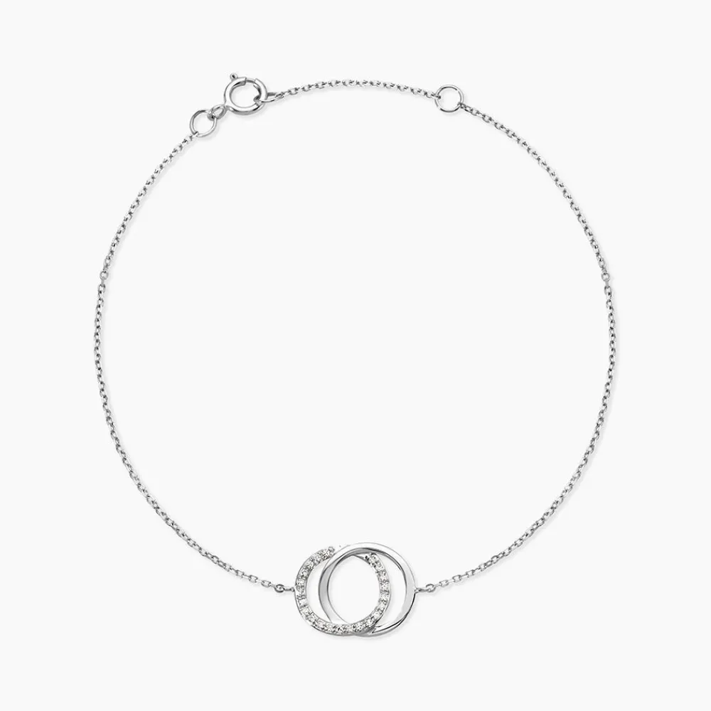 Bracelet Or Blanc Tresha Diamants|Marc Orian Outlet