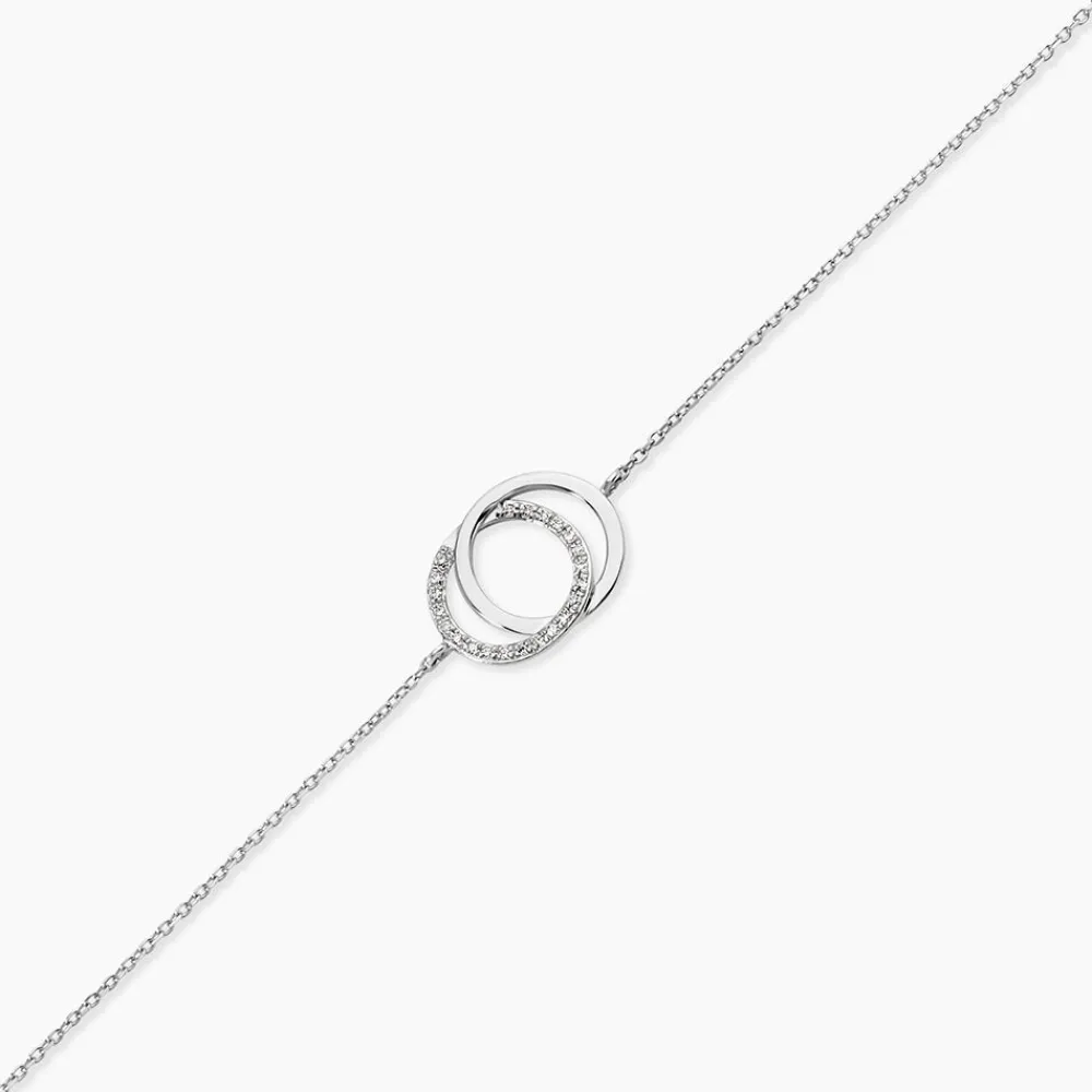 Bracelet Or Blanc Tresha Diamants|Marc Orian Outlet
