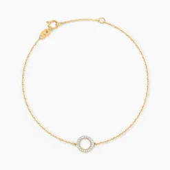 Bracelet Or Jaune Acantha Diamants