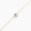 Bracelet Or Jaune Arenale Topaze