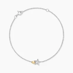 Bracelet Or Jaune Argent Blanc Oxyde De Zirconium|Marc Orian Sale