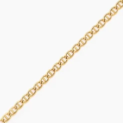 Bracelet Or Jaune Capucin Maille Marine